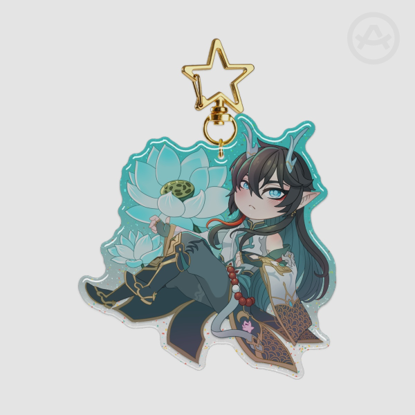 Dan Heng IL Lotus Keychain