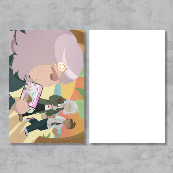 Living the Jabberwock Island Dream Postcard Print