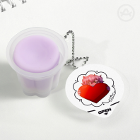 Eriik Squishy Pudding Jelly Keychains