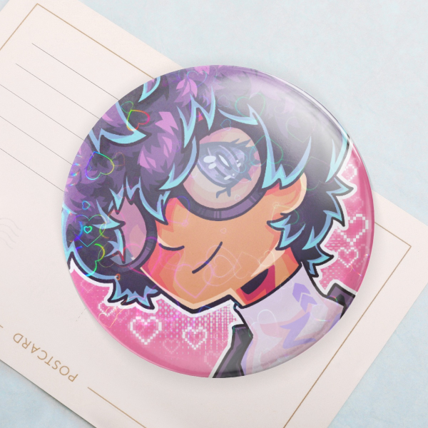 Persona 5 Joker Button Pin