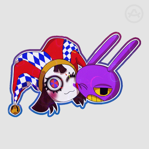 FunnyBunny Heart Sticker