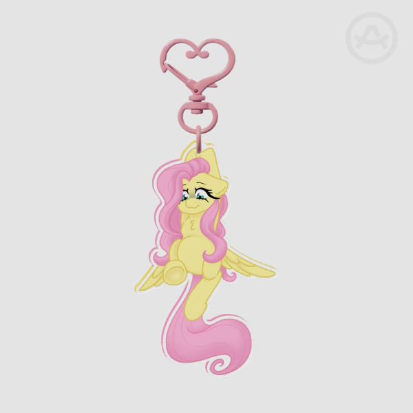 Fluttershy Keychain