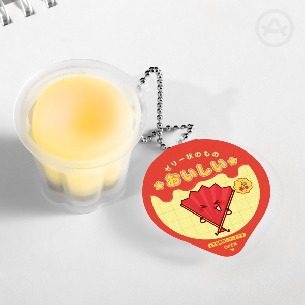 Fan Inanimate Insanity Squishy Pudding Jelly Keychain