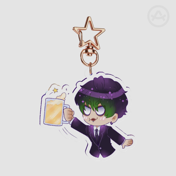 Fukuro Yutara Keychain