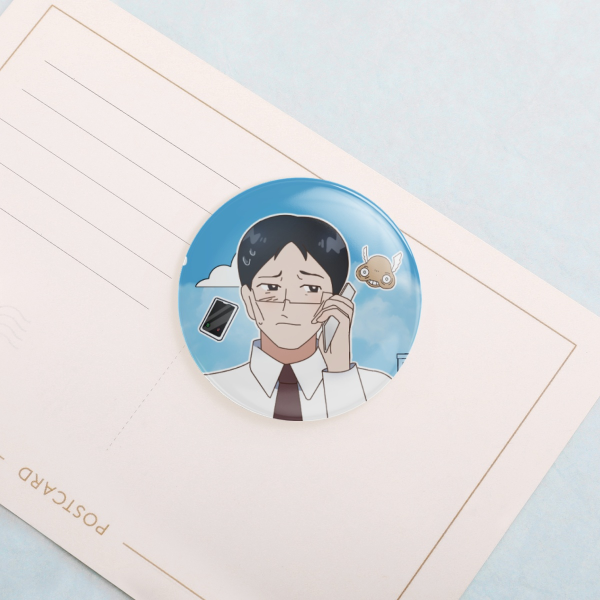 Jujutsu Kaisen Ijichi Kiyotaka Button Pin