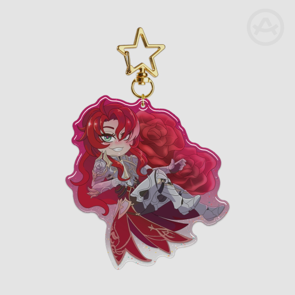 Argenti Rose Keychain