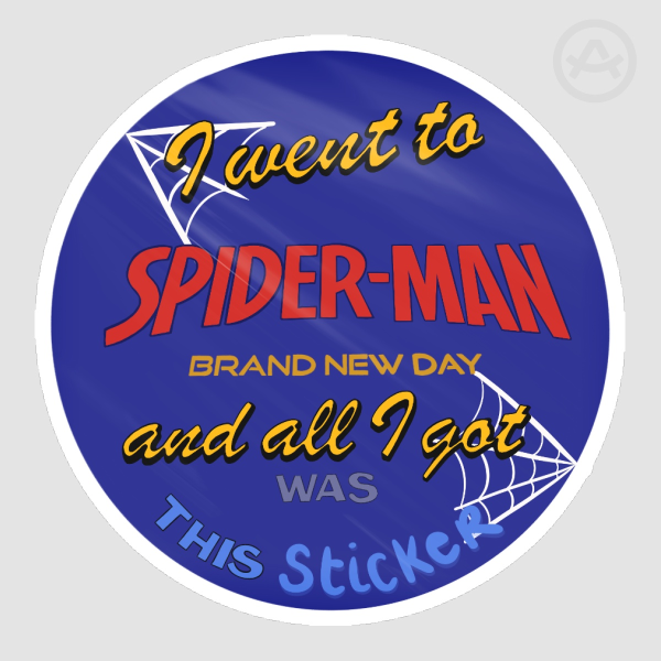 Spiderman Die Cut Stickers