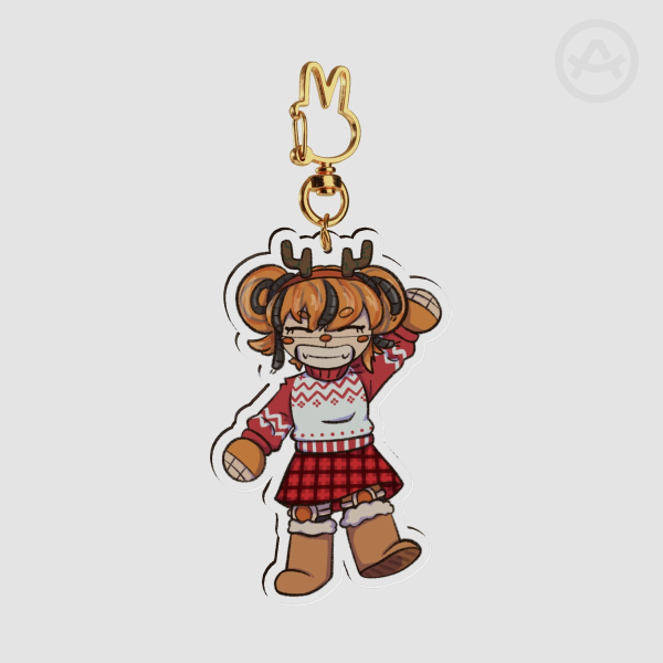 FNAF Scrap Baby Christmas - keychain