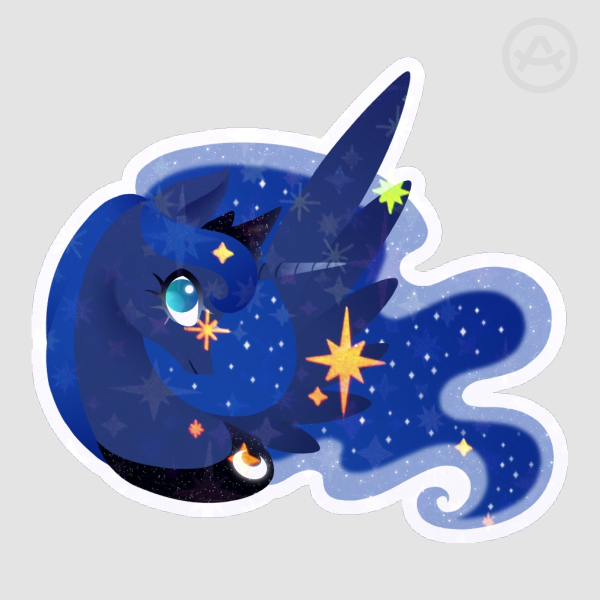 Princess Luna | Holographic Sticker