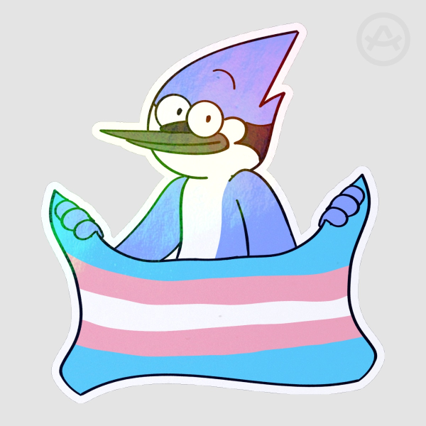 Mordecai Pride Sticker - Transexual