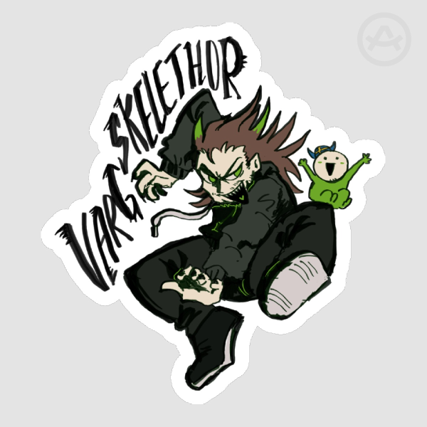 Vargskelethor Joel Sticker