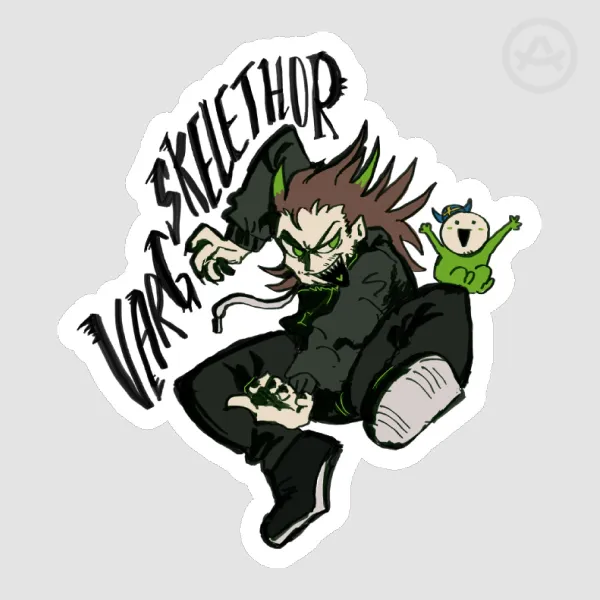 Vargskelethor Joel Sticker
