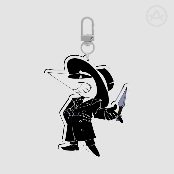 Black Spy Keychain