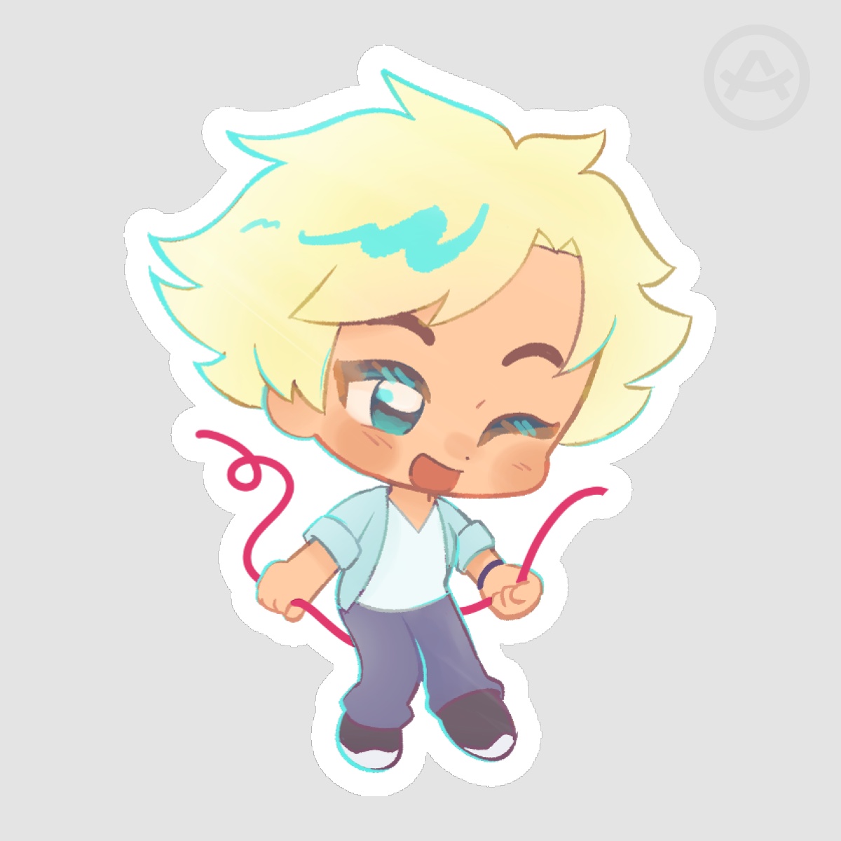 Garroth Fated Love Single - Glossy Waterproof Sticker