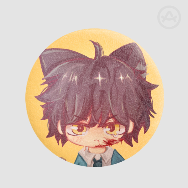 John UnOrdinary Plush Badge (Cat Boy)