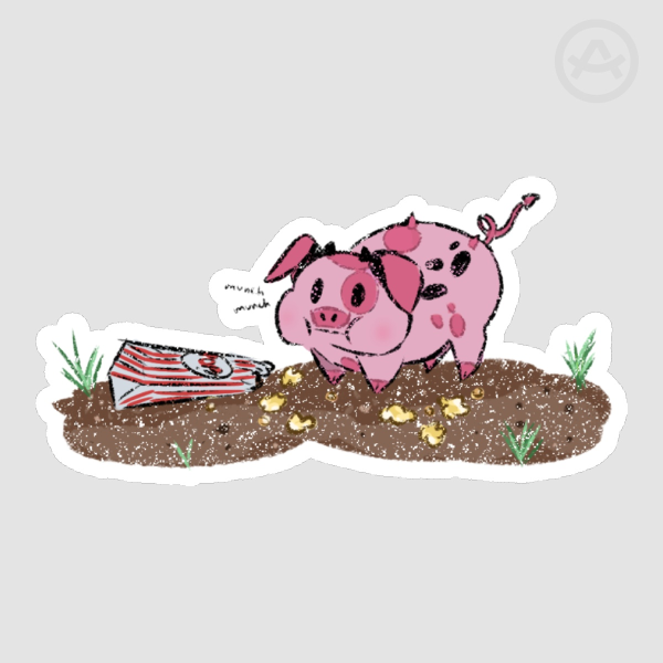 Fat Nuggets Matte Sticker