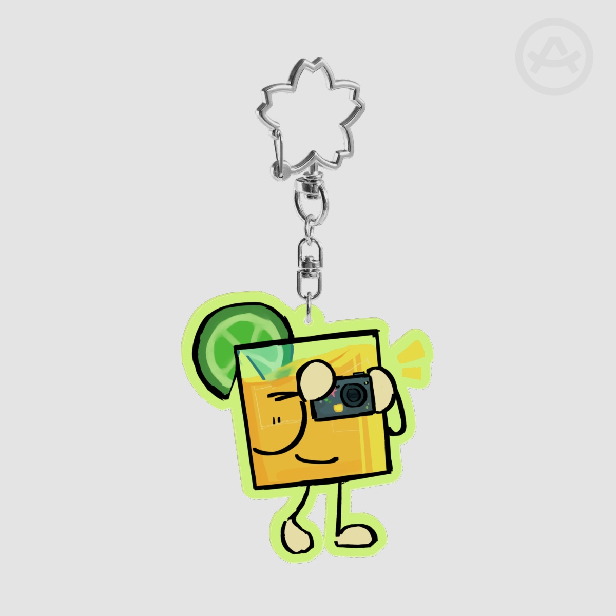 Lemonade - Coloured Keychain