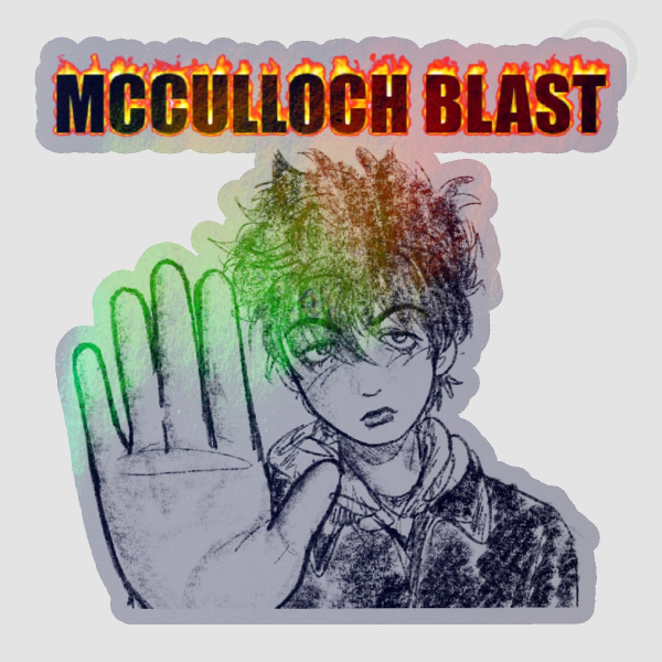 McCulloch Blast Sticker