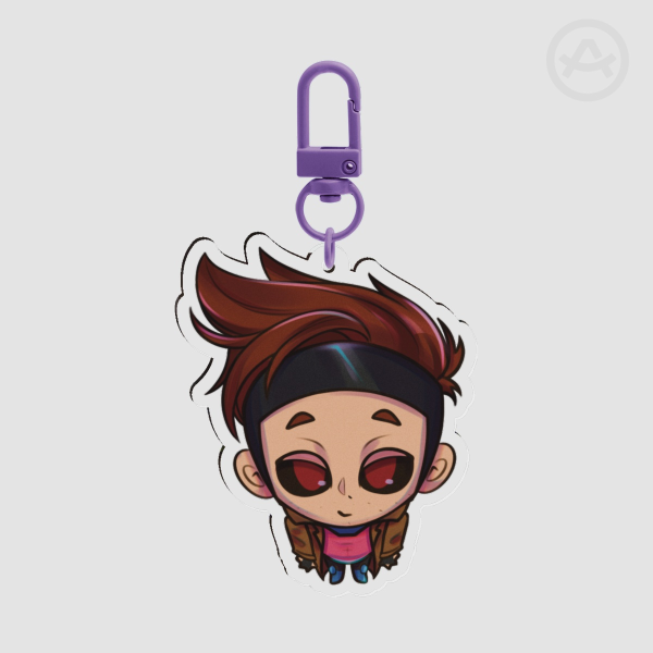 Chibi Gambit - Acrylic Keychain