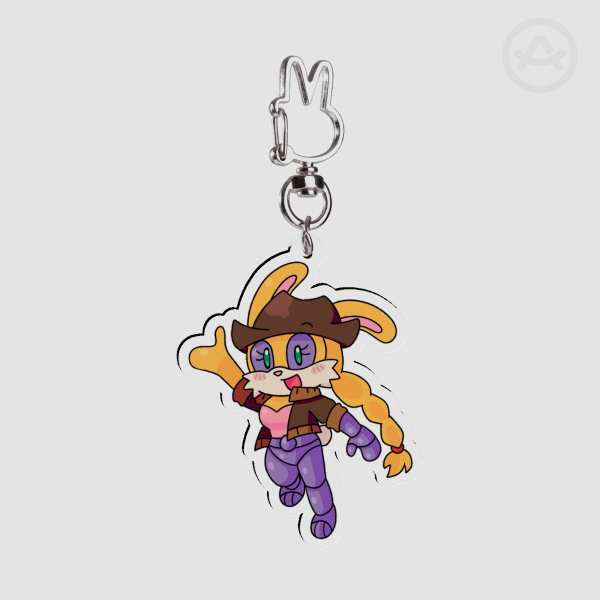 bunnie rabbot keychain