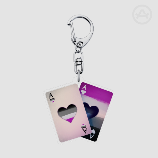 Ace Card Pride Keychain