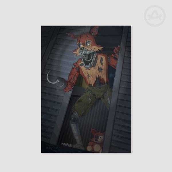 Nightmare Foxy Poster