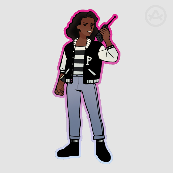 paper girls tiffany sticker