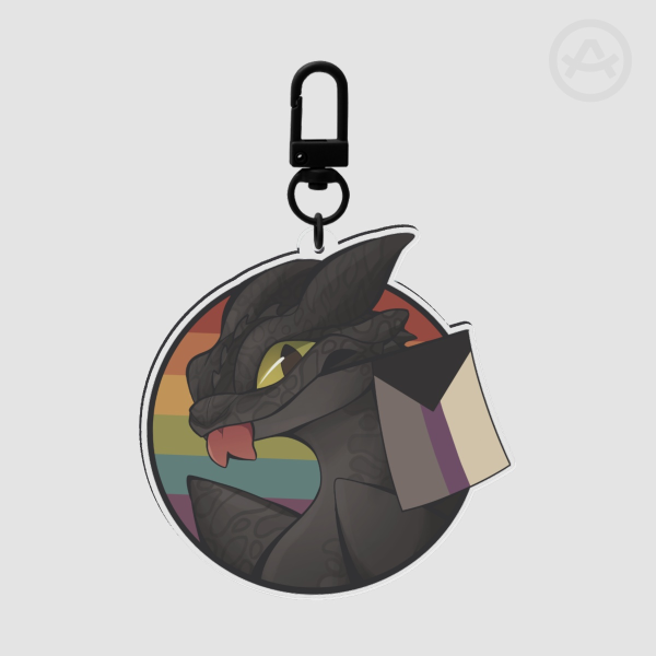 Toothless Demisexual Pride Charm