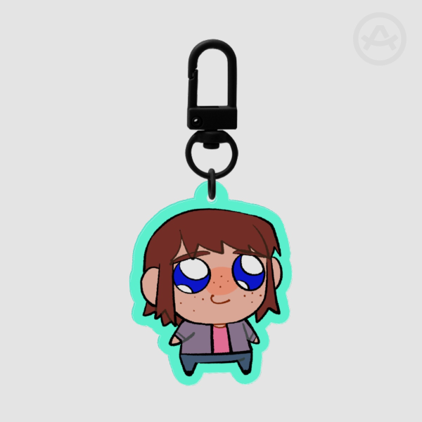 max caulfield acrylic keychain