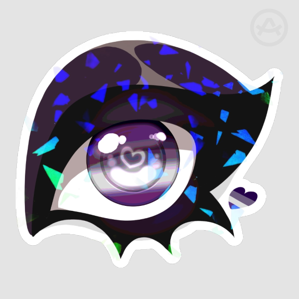 A Look of Pride - Asexual Stickers