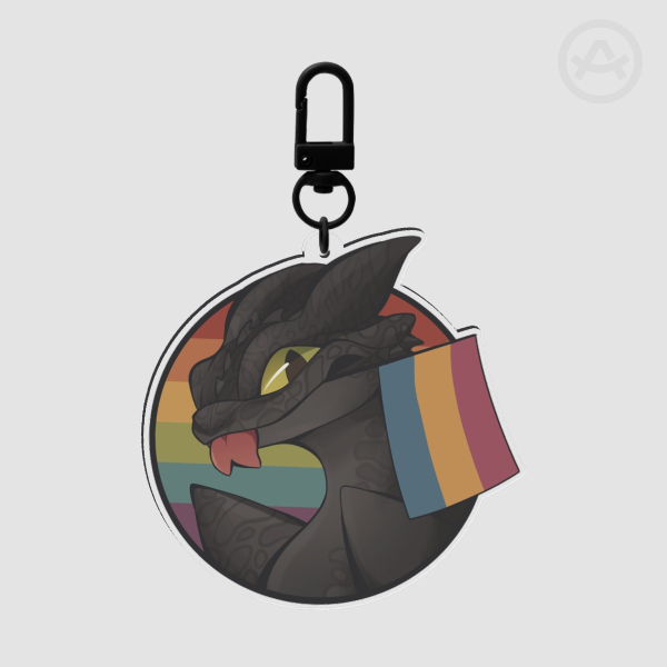 Toothless Pansexual Pride Charm