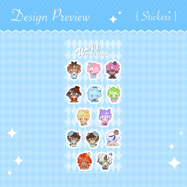 Nu:Carnival - Nu:Wonderland - Stickers Sheet