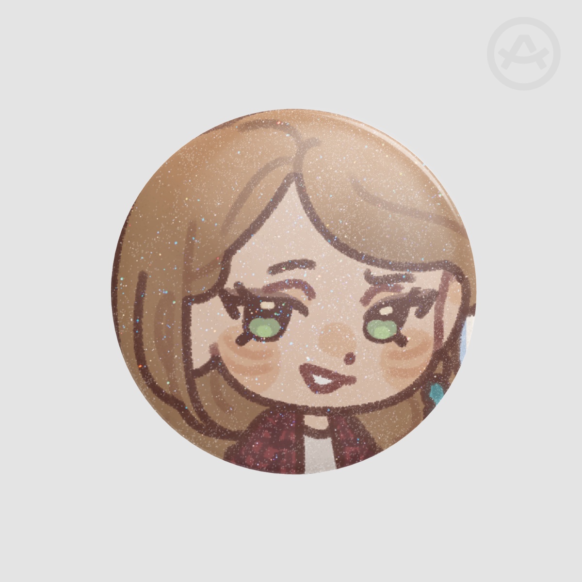 Rachel - Button Pin