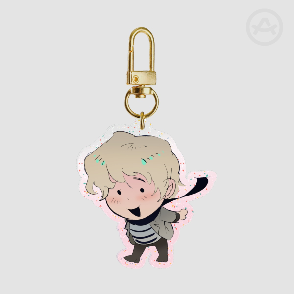 [RANFREN] HitchHiker B - Glitter Acrylic Keychain