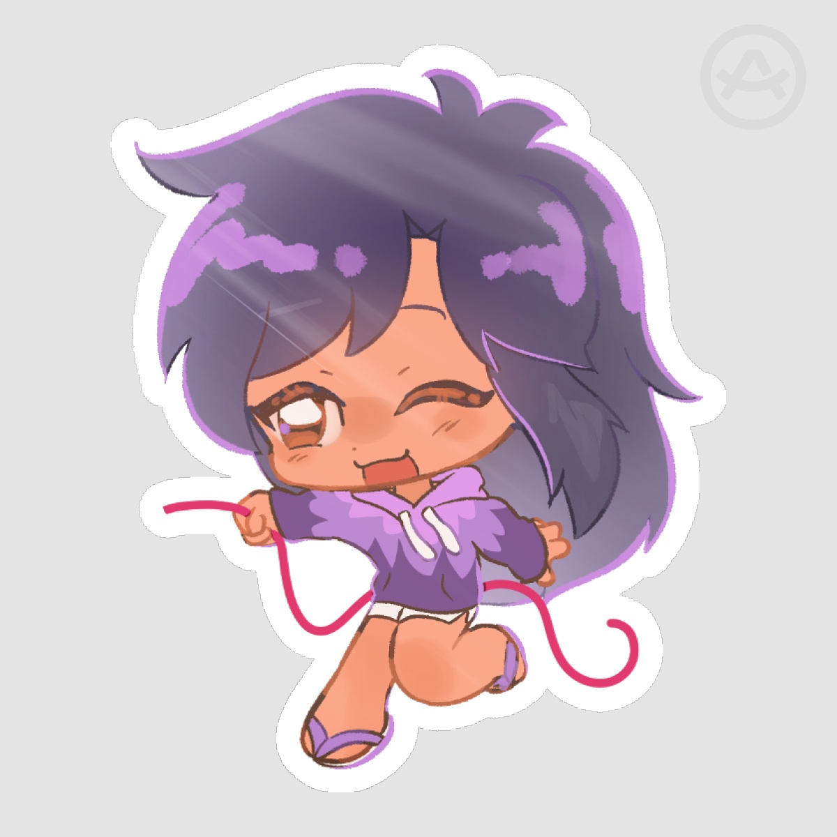Aphmau Fated Love Single - Glossy Waterproof Sticker