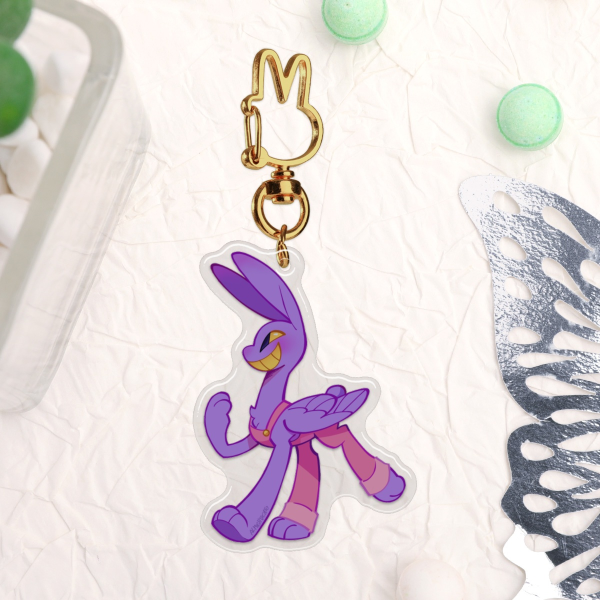 Pegasus Jax Epoxy Keychain