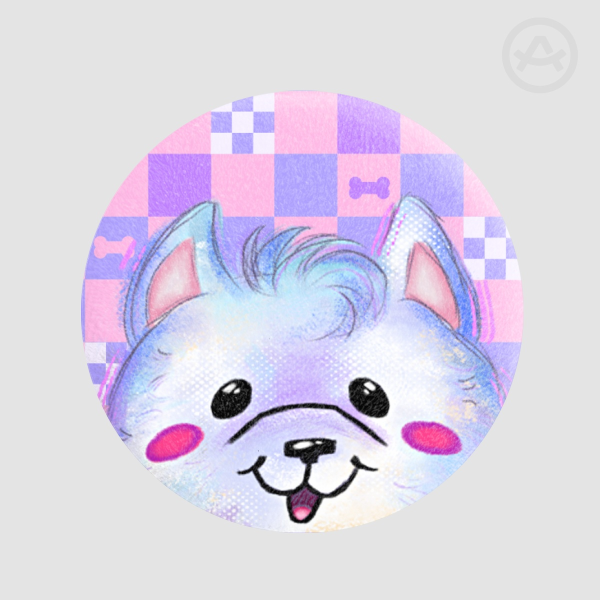 Deltarune + Undertale Annoying Dog Plush Badge