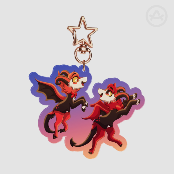 Razzle & Dazzle Acrylic Keychain