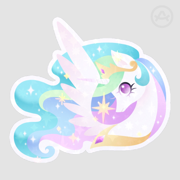 Princess Celestia | Holographic Sticker