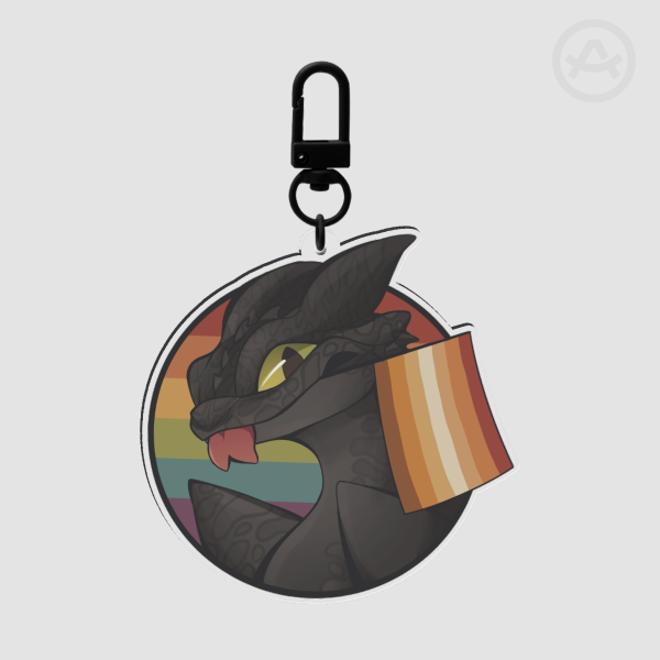 Toothless Butch Pride Charm