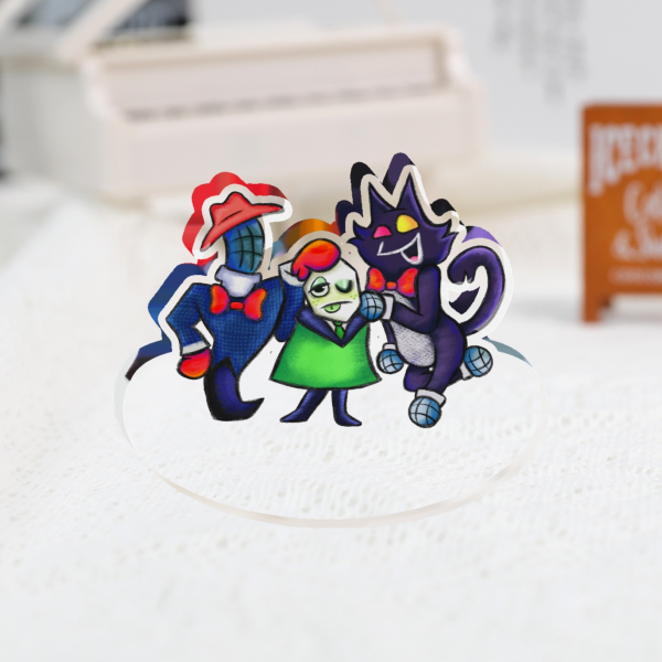 Deltarune Mike Trio Shake Acrylic Block Standee