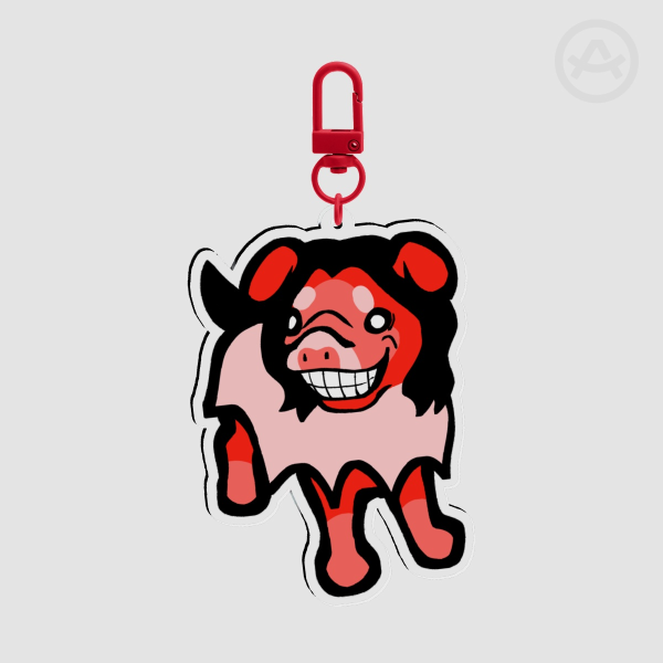 CREEPYPASTA Smile Dog Keychain
