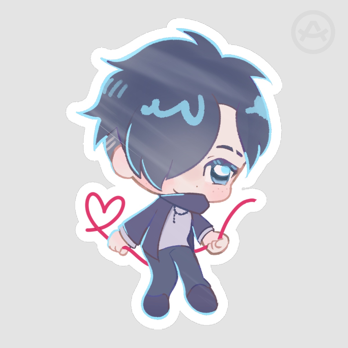 Zane Fated Love Single - Glossy Waterproof Sticker