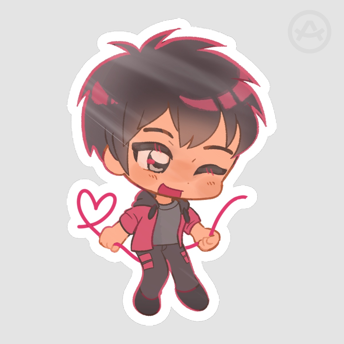 Aaron Fated Love Single - Glossy Waterproof Sticker
