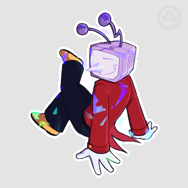 Tenna Deltarune - sticker