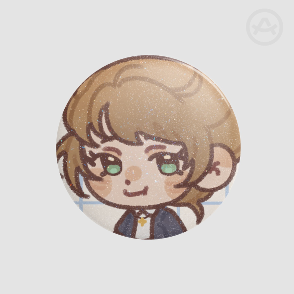 Kate - Button Pin (Flipped)