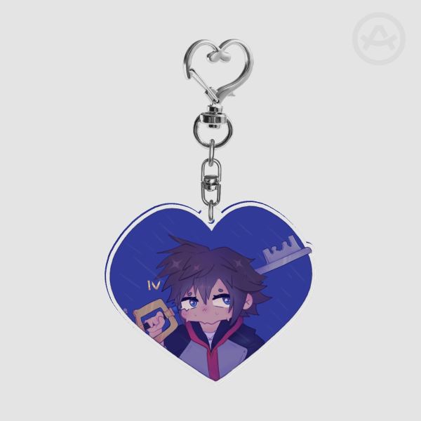 KH 4 Sora Heart Keychain