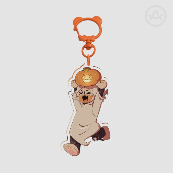 FNAF Molten Freddy Halloween - keychain