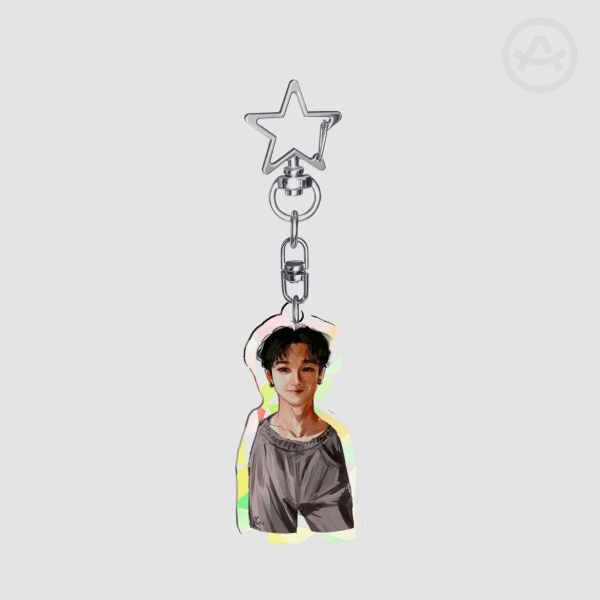 Bangchan Broken Glass Acrylic Keychains - 1.97"(50mm), ①