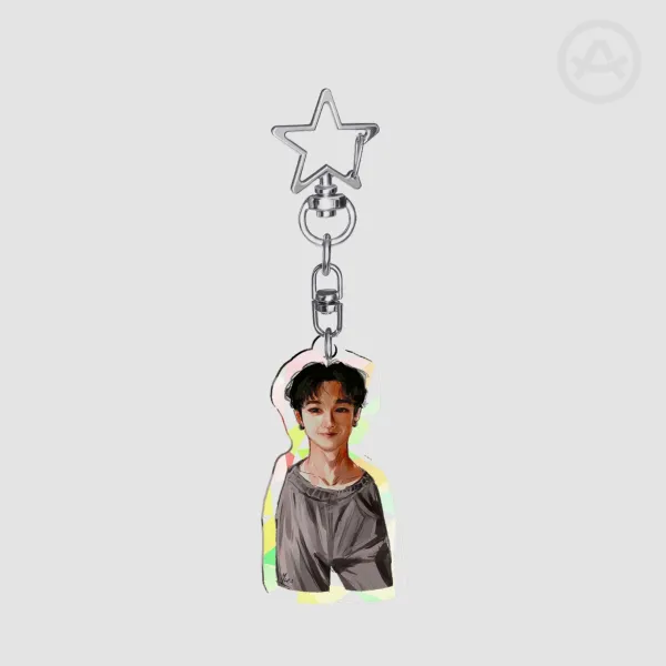 Bangchan Broken Glass Acrylic Keychains - 1.97"(50mm), ①